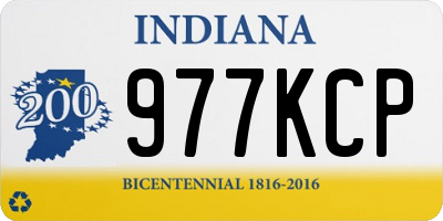 IN license plate 977KCP