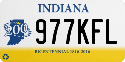 IN license plate 977KFL