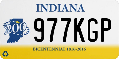 IN license plate 977KGP