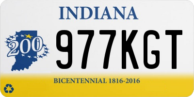 IN license plate 977KGT
