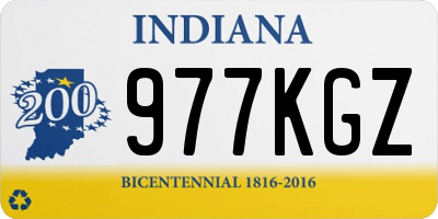 IN license plate 977KGZ