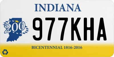 IN license plate 977KHA