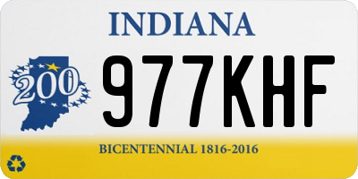 IN license plate 977KHF