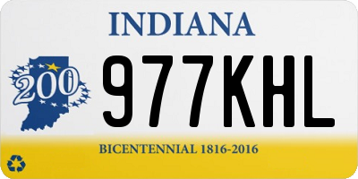 IN license plate 977KHL