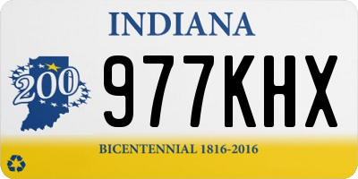 IN license plate 977KHX