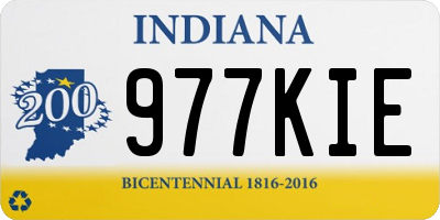 IN license plate 977KIE