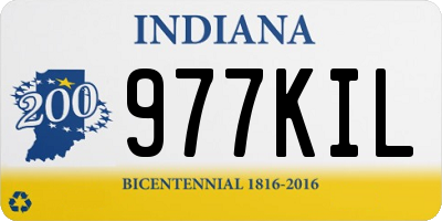 IN license plate 977KIL