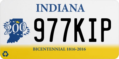 IN license plate 977KIP