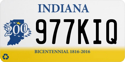 IN license plate 977KIQ