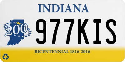 IN license plate 977KIS