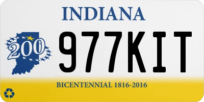 IN license plate 977KIT