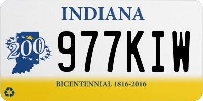 IN license plate 977KIW