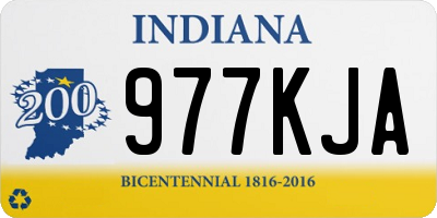 IN license plate 977KJA