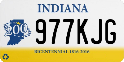 IN license plate 977KJG