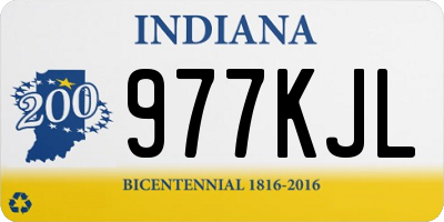 IN license plate 977KJL