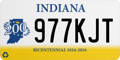 IN license plate 977KJT
