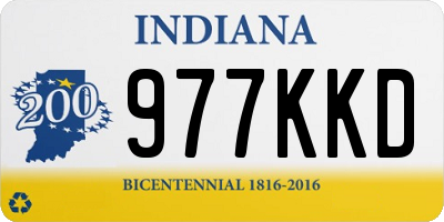 IN license plate 977KKD