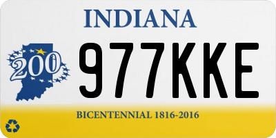 IN license plate 977KKE