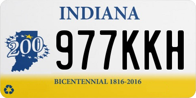 IN license plate 977KKH