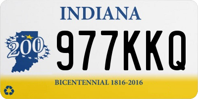 IN license plate 977KKQ