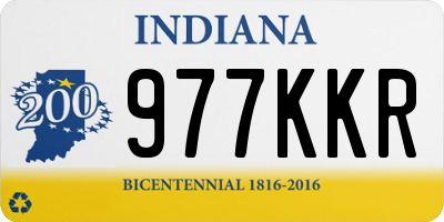 IN license plate 977KKR