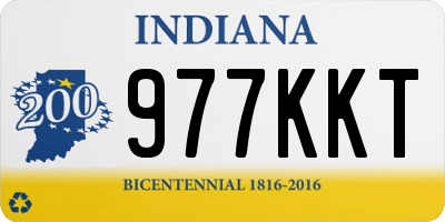 IN license plate 977KKT