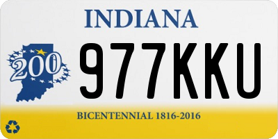IN license plate 977KKU