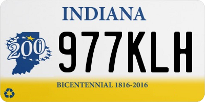 IN license plate 977KLH
