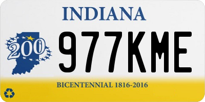 IN license plate 977KME