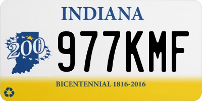 IN license plate 977KMF
