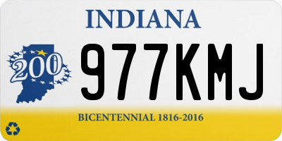 IN license plate 977KMJ