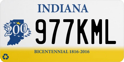 IN license plate 977KML