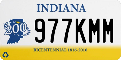 IN license plate 977KMM