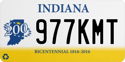IN license plate 977KMT