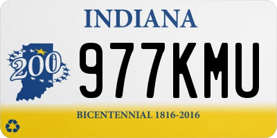 IN license plate 977KMU