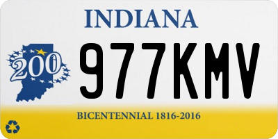 IN license plate 977KMV