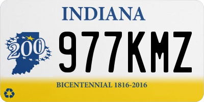 IN license plate 977KMZ