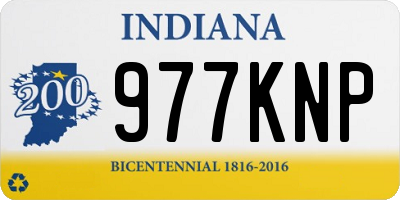 IN license plate 977KNP