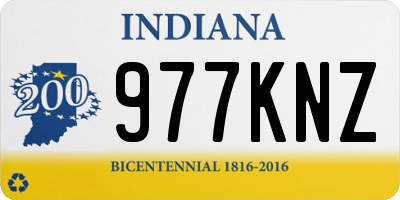 IN license plate 977KNZ