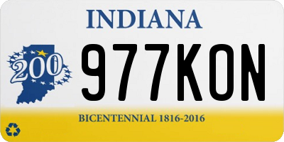 IN license plate 977KON