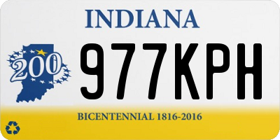 IN license plate 977KPH