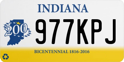 IN license plate 977KPJ