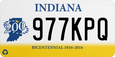 IN license plate 977KPQ