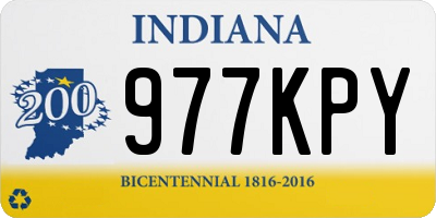 IN license plate 977KPY