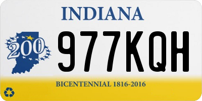 IN license plate 977KQH