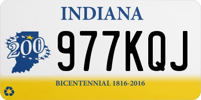 IN license plate 977KQJ
