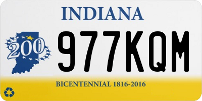 IN license plate 977KQM