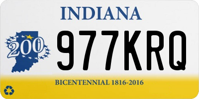 IN license plate 977KRQ