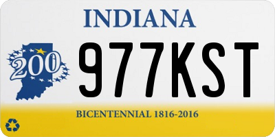 IN license plate 977KST