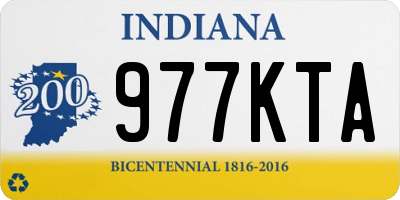IN license plate 977KTA